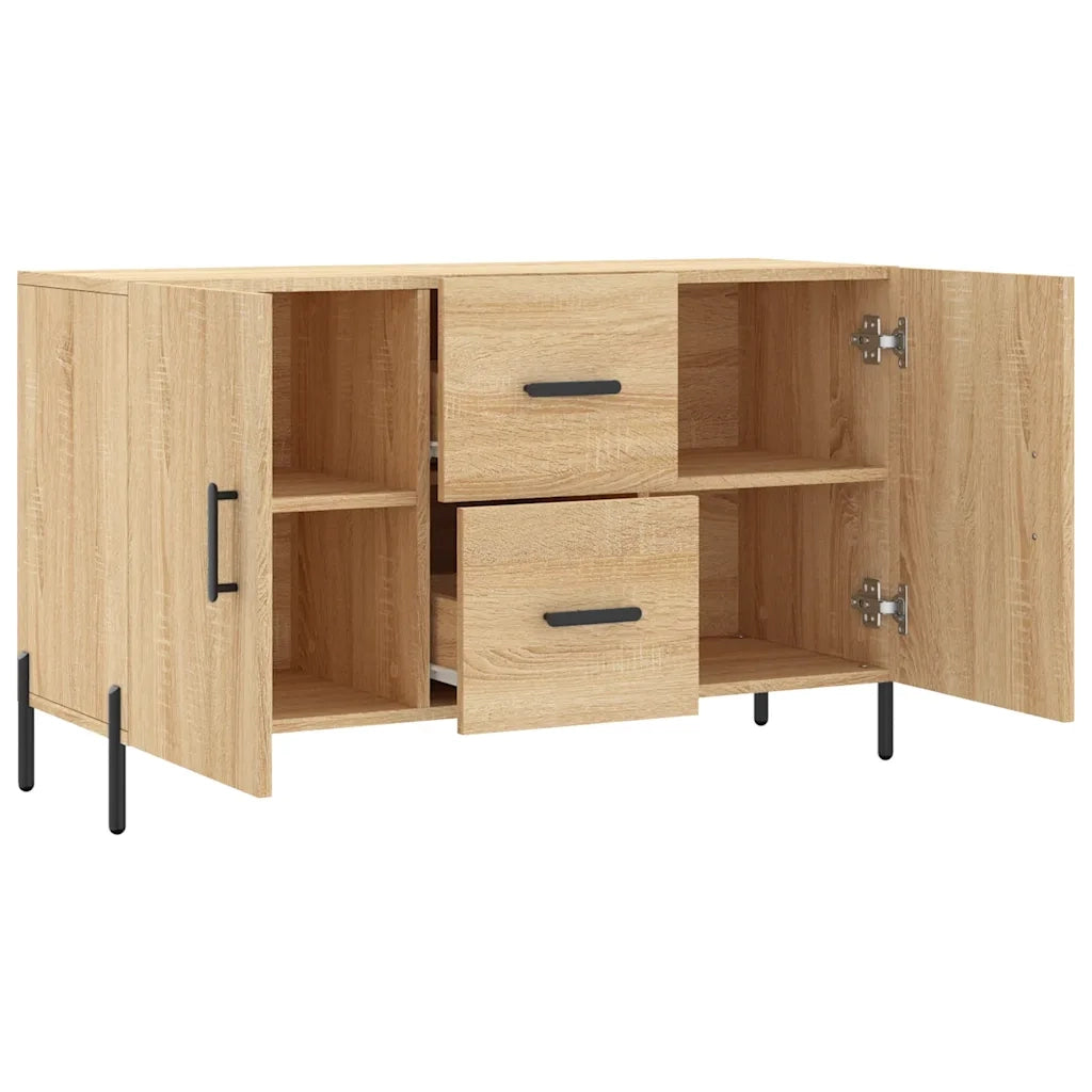 Credenza-Buffet-Armadio da cucina Rovere Sonoma 100x36x60 cm in Legno Multistrato 282447