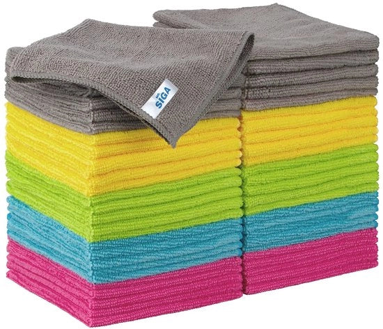 Set di Asciugamani Microfibra da 50 pezzi