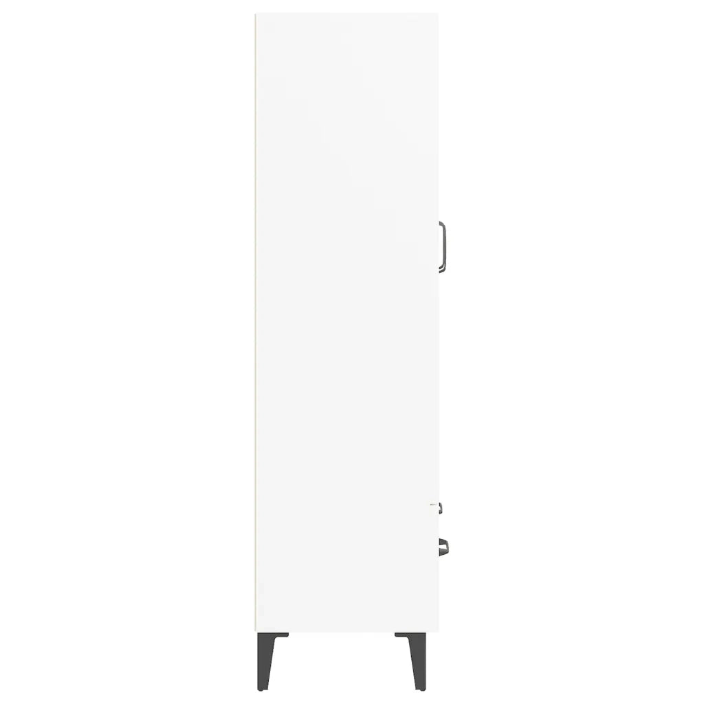 Credenza | Madia | Buffet da pranzo | Armadio da pranzo Bianca 70x31x115 cm in Legno Ingegnerizzato