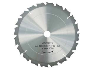 DISCO LAMA CIRCOLARE WIDIA DENTATURA ALTERNATA  ø mm.500 foro 30 denti 40 sp.mm.3,0    EXCEL