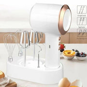 Trade Shop - Sbattitore Impastatrice Multifunzione Elettrico Portatile Ricaricabile Usb Cucina Accessori -