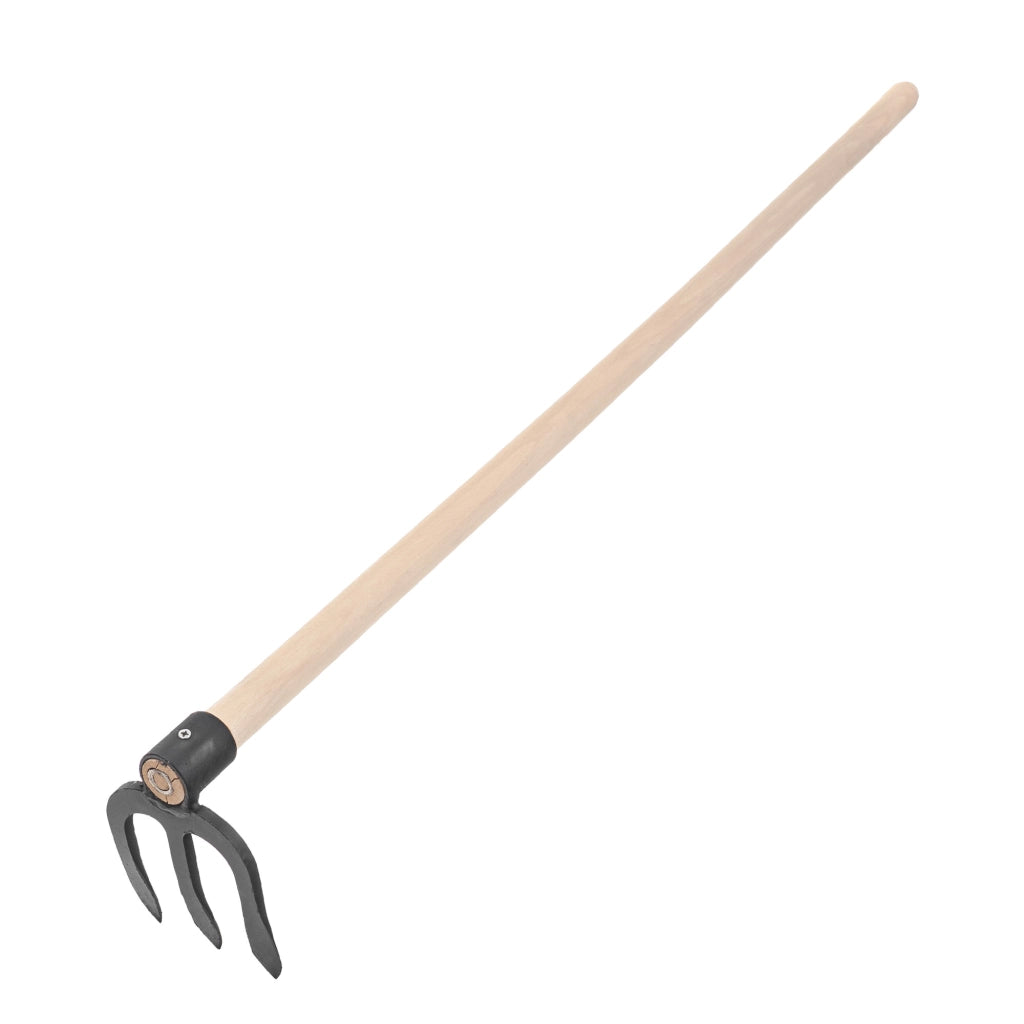 Zappa da giardino forgiata KADAX da 12 cm per diserbo, in acciaio di alta qualità, senza manico.