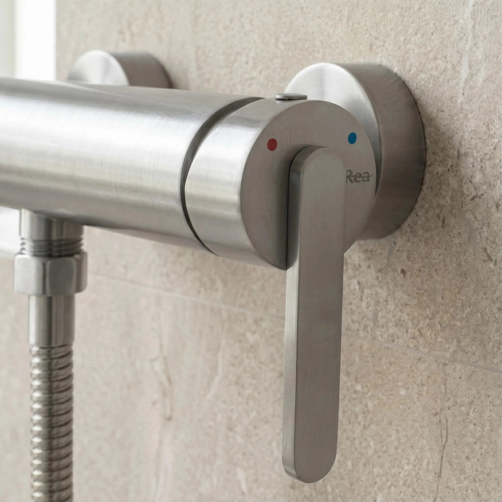 Rubinetto Per Vasca Rea Ontario Side Brush Nickel