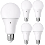 Lampadina led goccia a60 e27 9w 4000k 810lm con sensore crepuscolare *** numero pezzi 5, confezione 1