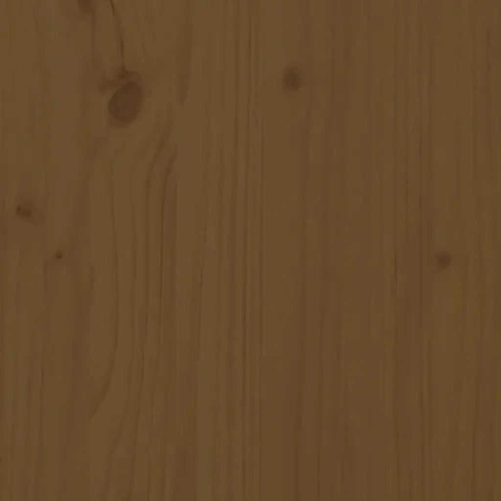 Testiera per Letto-Testata-Testiera Decorativa ambra 125,5x4x100 cm Legno Massello di Pino 340848