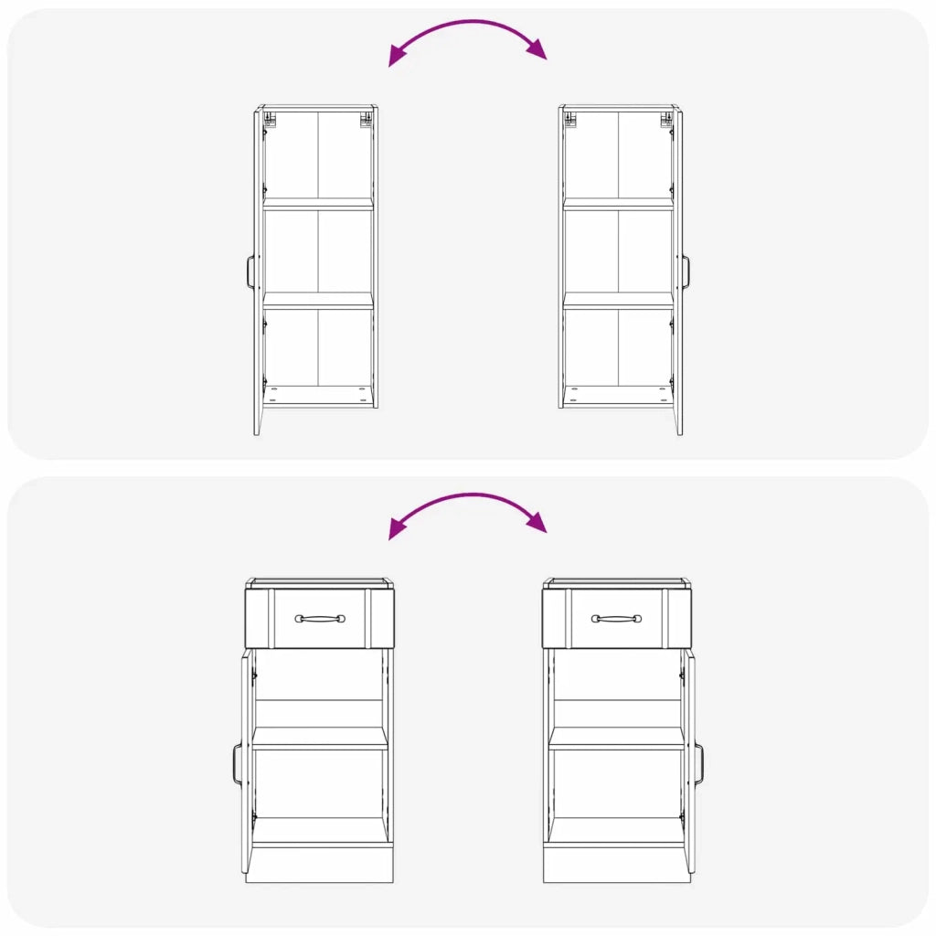 Unità Cucina LUCCA 5 pcs Bianco 3438265