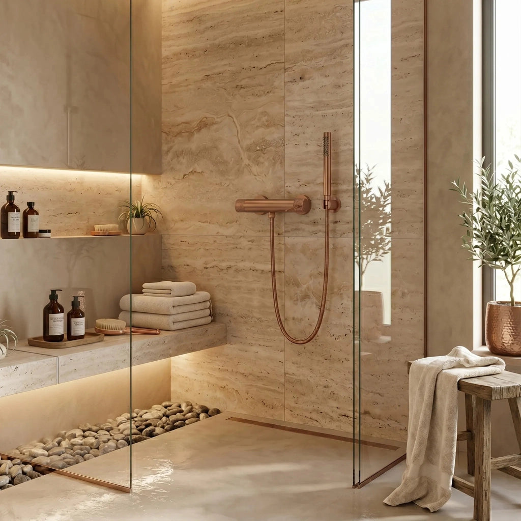 Rubinetto Per Vasca Rea Venti Brush Copper