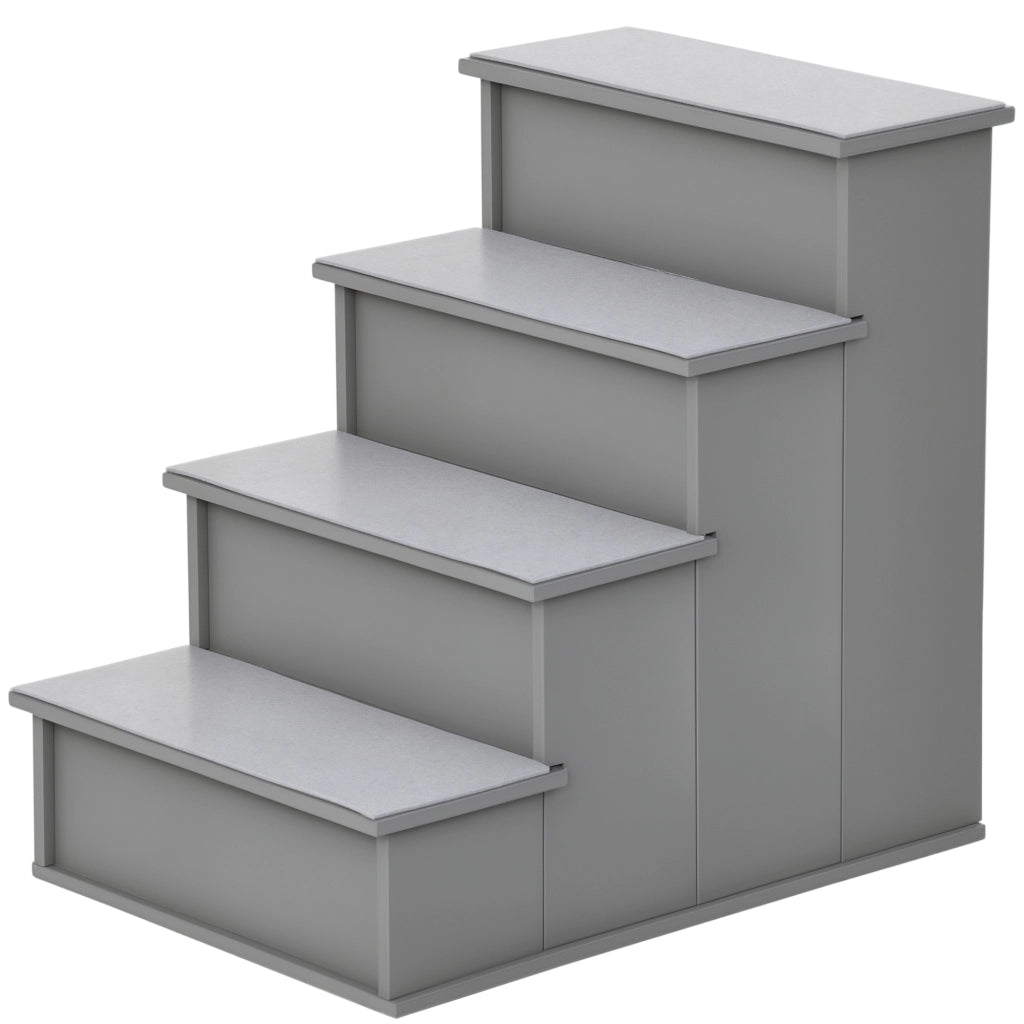 Scala per animali domestici ¨C zephmum ¨C Grigio 40x59x54 cm