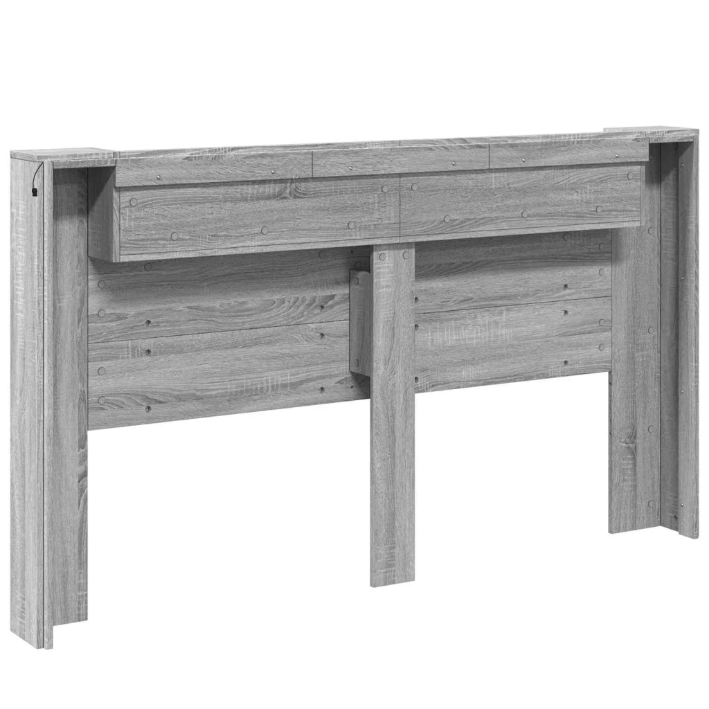 Testiera | Testata Grigio Sonoma 180 x 16,5 x 103,5 cm Legno multistrato