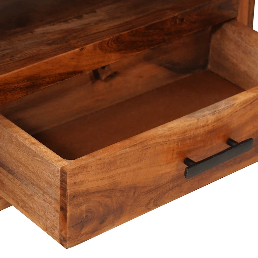 Mobile Porta TV-Mobile per TV-Credenza TV 118x30x40 cm in Legno Massello