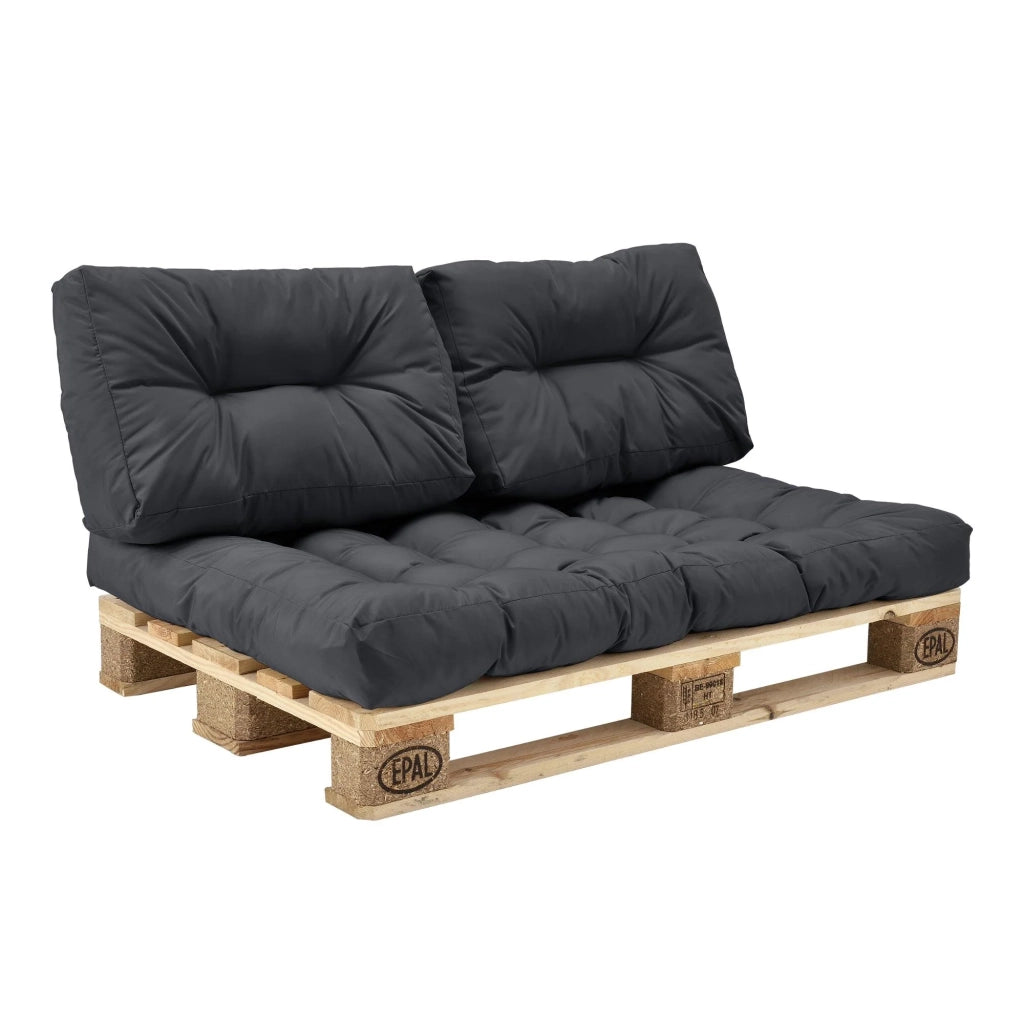 Cuscino schienale per divano in pallet imbottitura per mobili grigio 03_0000149
