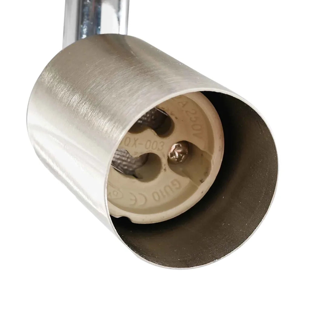 Faretto da soffitto con i riflettori Nichel 12 x 8 cm Acciaio 4108208