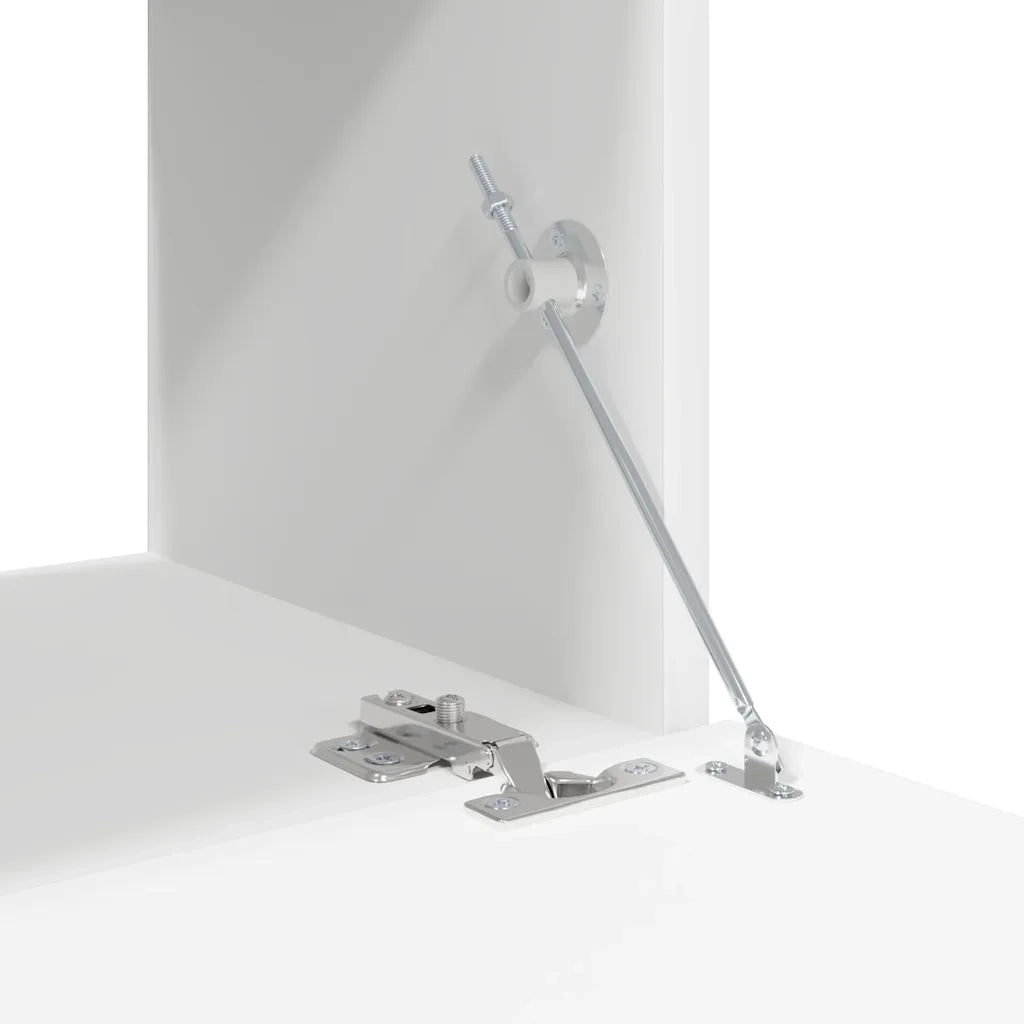Set Mobili Porta TV 8 pz Bianco in Legno Multistrato 3078704
