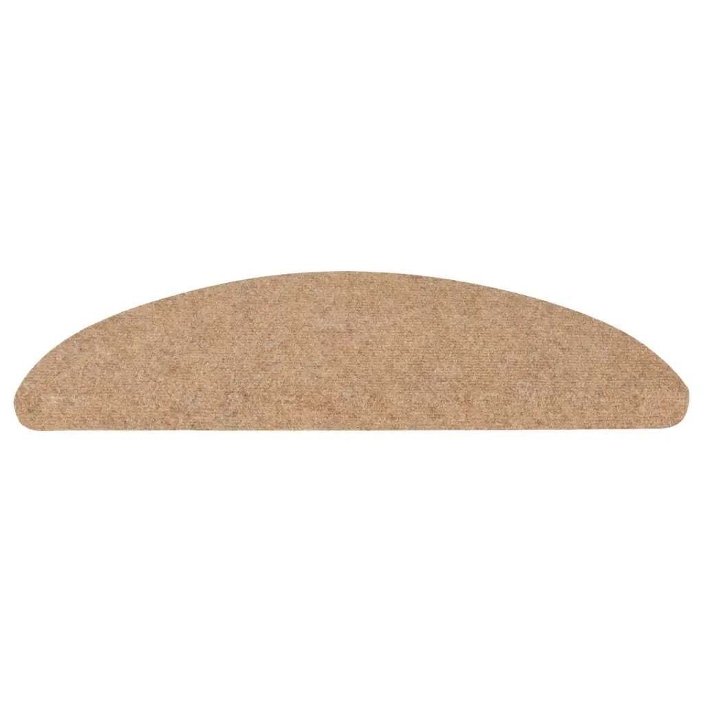 Tappetini Autoadesivi per Scale 30 pz | Gradini per Scale Beige 56x17x3 cm