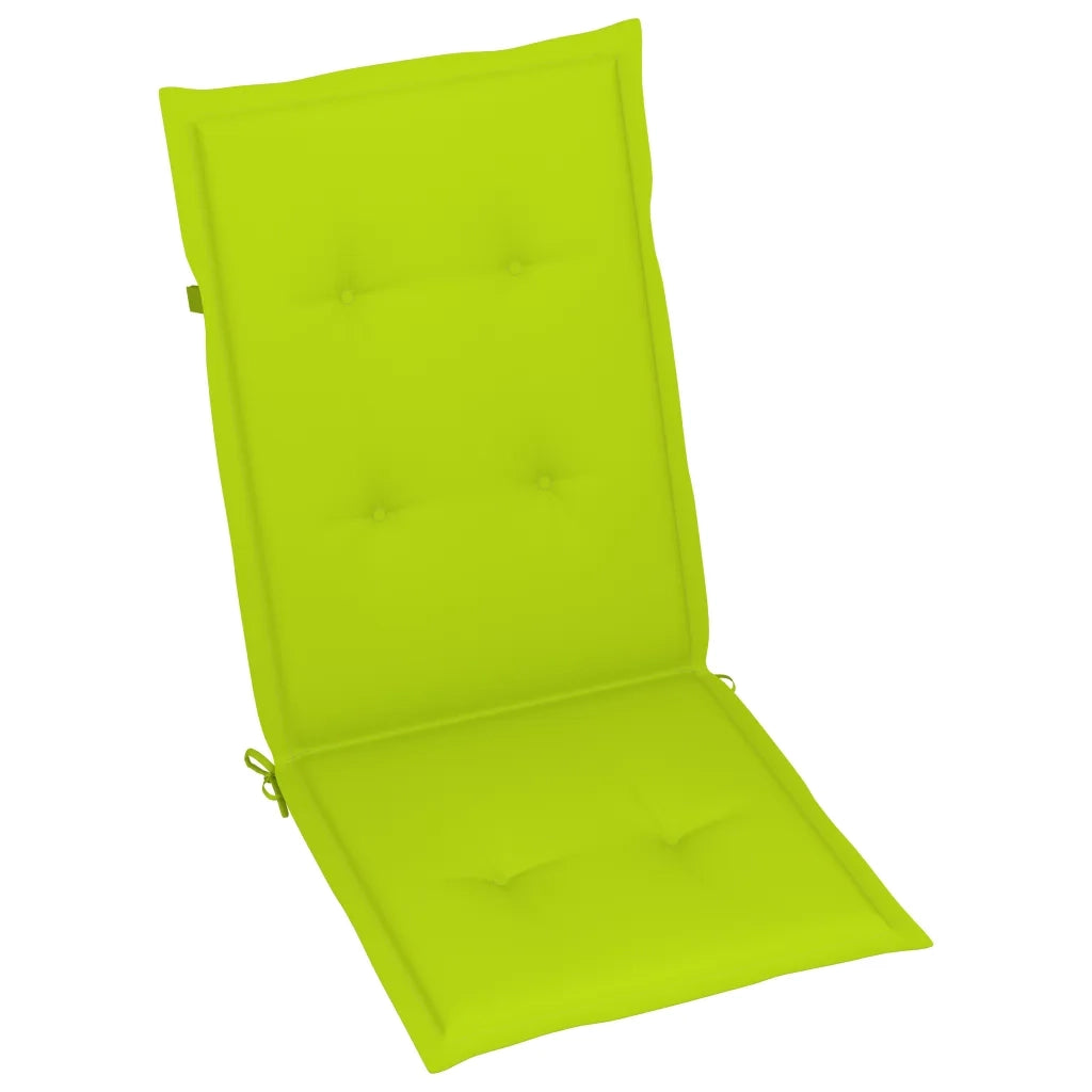 Sedie da Giardino Reclinabili 6 pz con Cuscini Massello Acacia 3065328