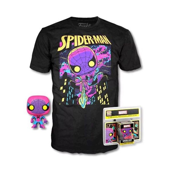 Funko pocket pop & tee : spider-man bl (s bambini) sc1 - 41415