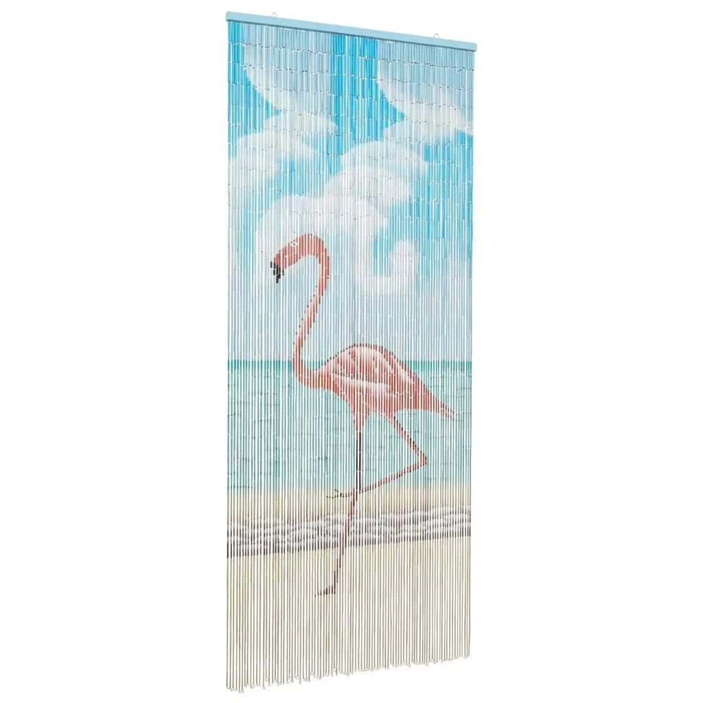 Tenda per Porta Antinsetti multicolore 200 x 90 cm Bambù 42030049