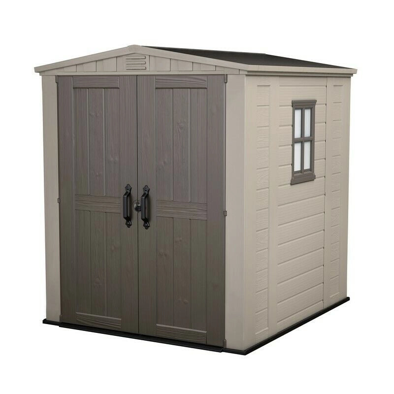 Keter Casetta da Giardino in Resina Factor 6 x 6 Box Capanno da Esterno