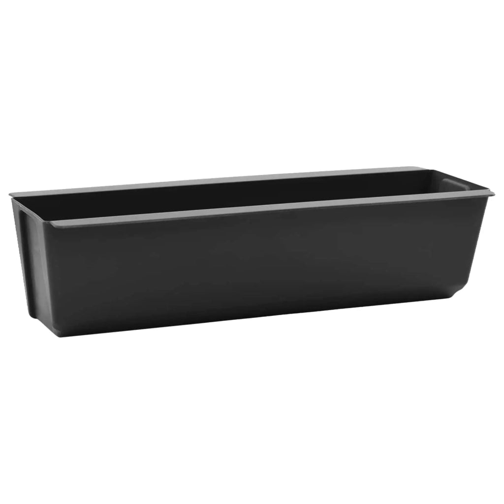 Fioriere per Euro pallet 12 pcs Nero 36 x 13,5 x 9,5 cm 42037205