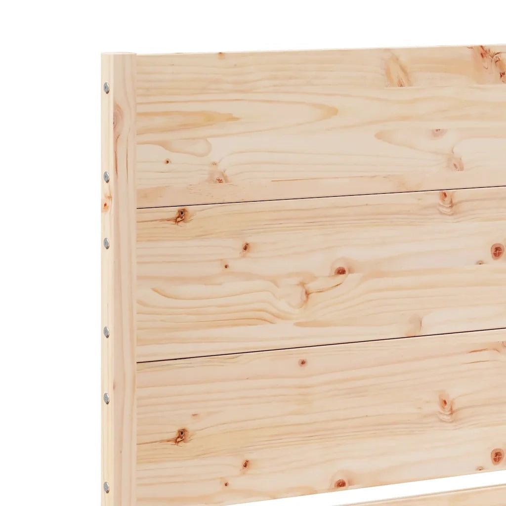 Letto singolo | Letto per adulti | Giroletto Extra Lungo senza Materasso 90x220 cm Legno Massello