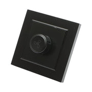 Regolatore di tensione per ventola da incasso nera 500W, 220V, ABS 80x80mm