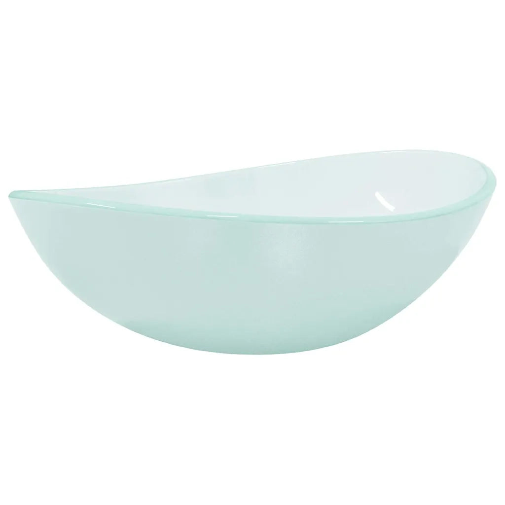Lavandino in Vetro Temperato 54,5x35x15,5 cm Smerigliato 345244