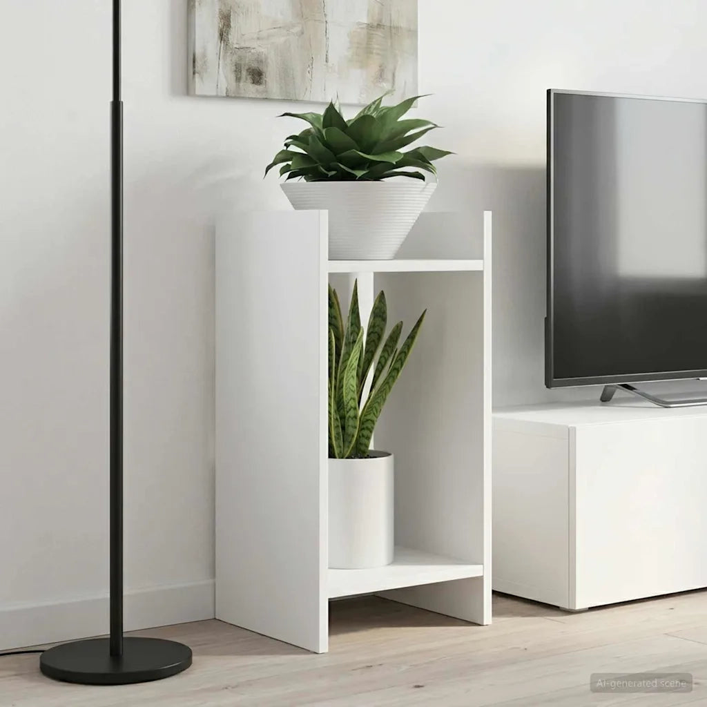 Supporto per piante 2 pz Bianco 30 x 30 x 60 cm 899595