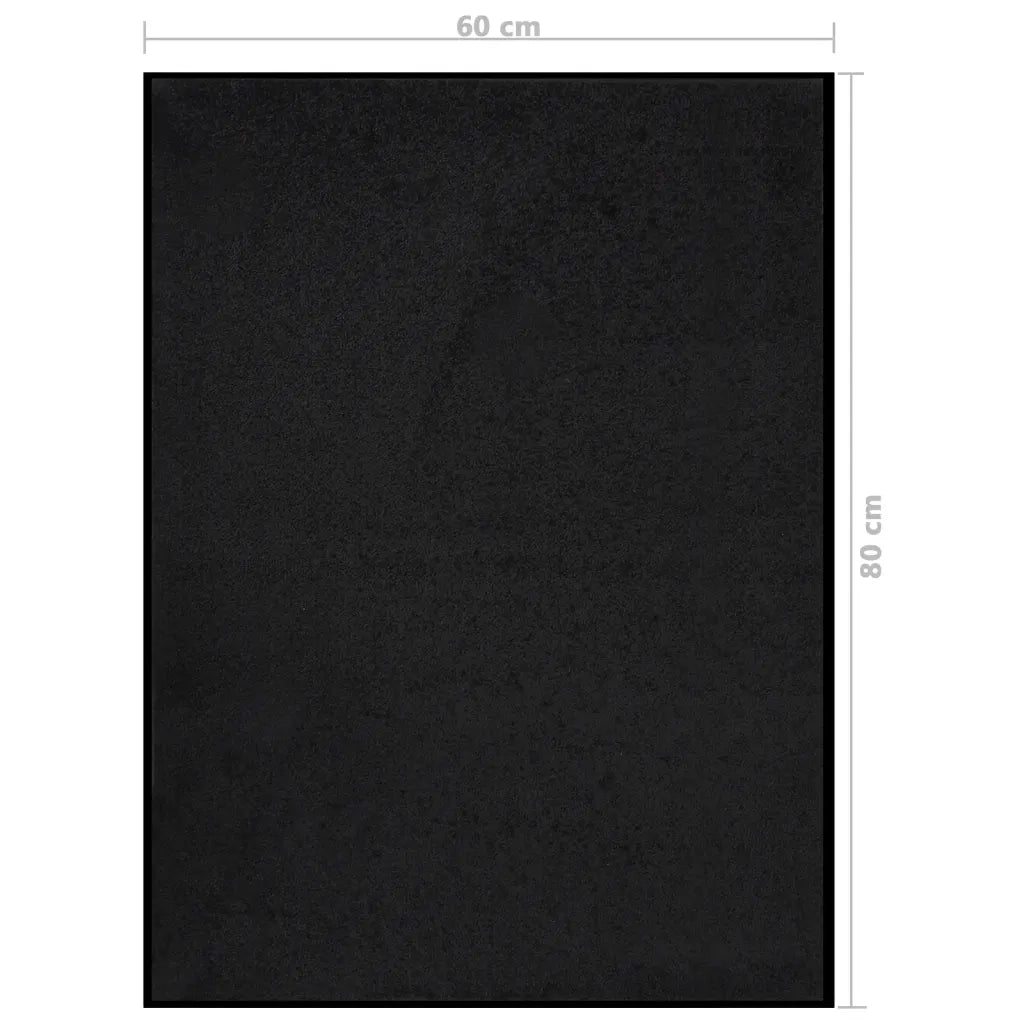 Zerbino | Tappetino Nero 60x80 cm