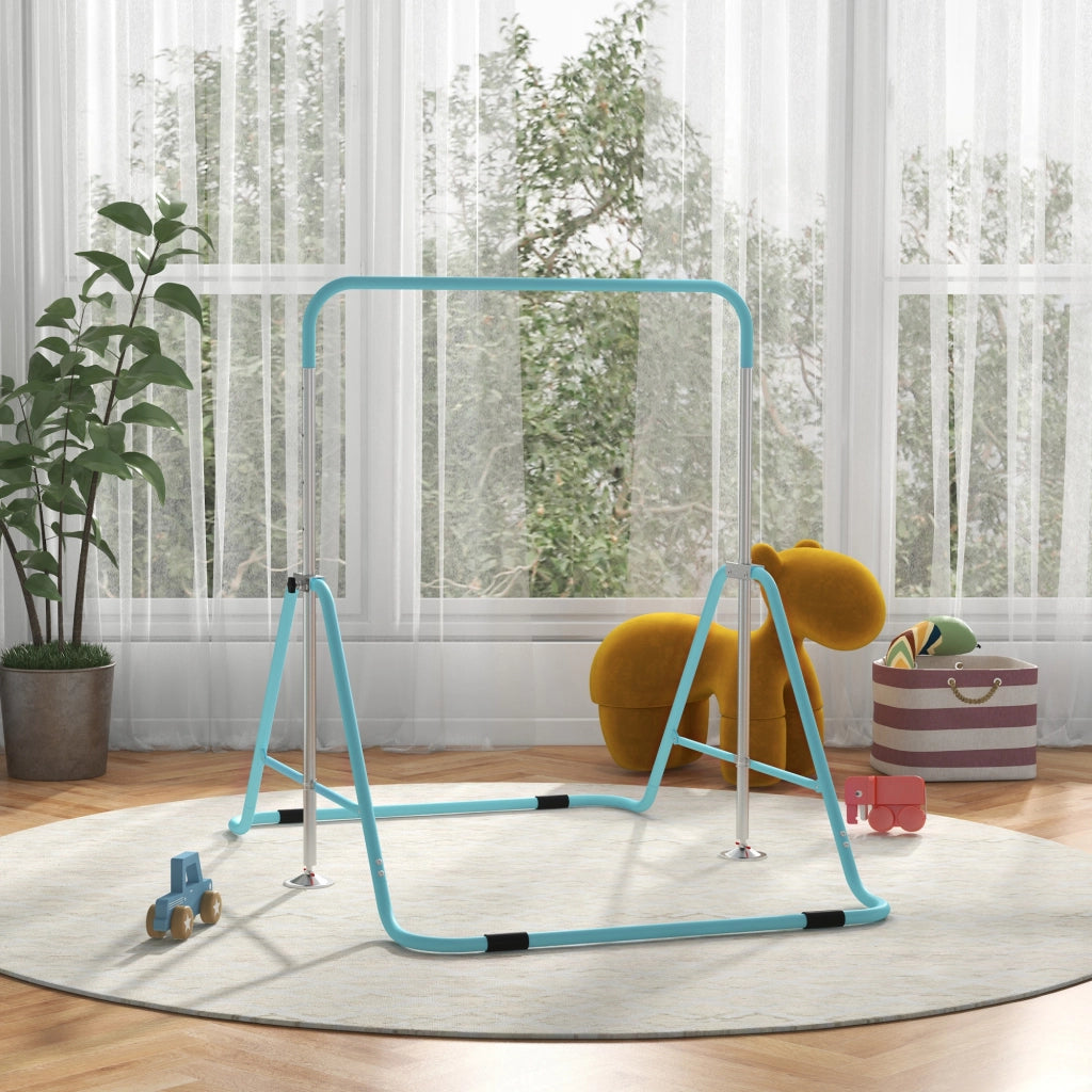 Barra per ginnastica artistica pieghevole regolabile ¨C Minimal ¨C Blu