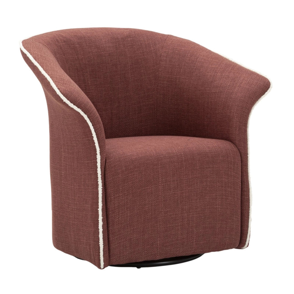 Poltrona VKH713, Bordeaux, Metallo, 80x83,5x66 cm