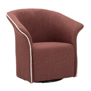 Poltrona VKH713, Bordeaux, Metallo, 80x83,5x66 cm