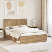 Testiera Letto Rovere Artigianale Legno ingegnerizzato 889694
