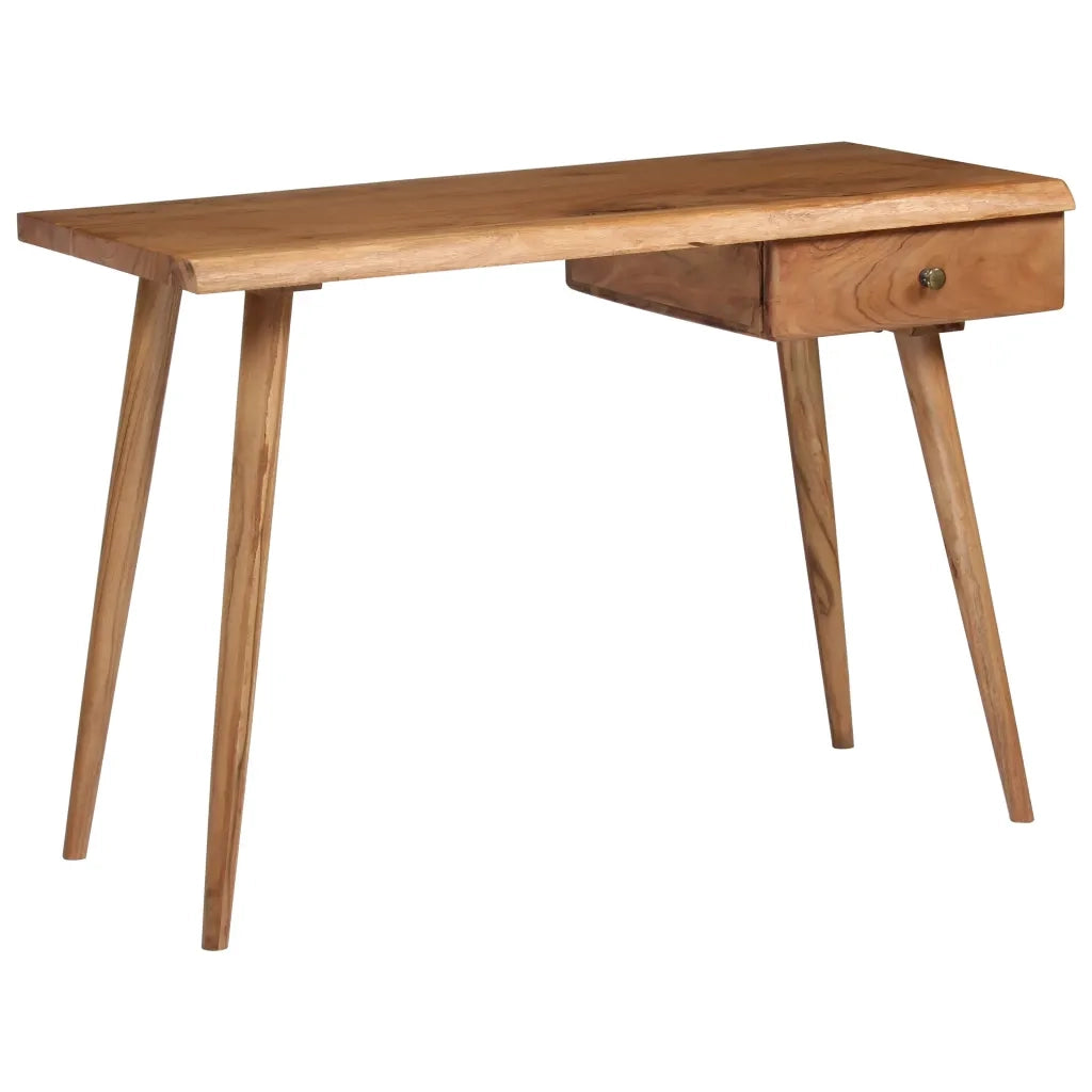 Scrivania | Scrittoio in Legno Massello di Acacia 110x50x76 cm