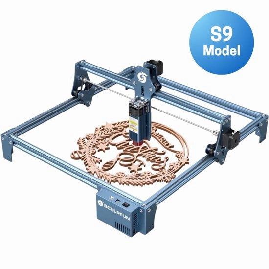 Macchina laser S9 - Tagliatrice laser - Stampante laser tutto in uno - Gravatura - Taglio laser in legno e acrilico