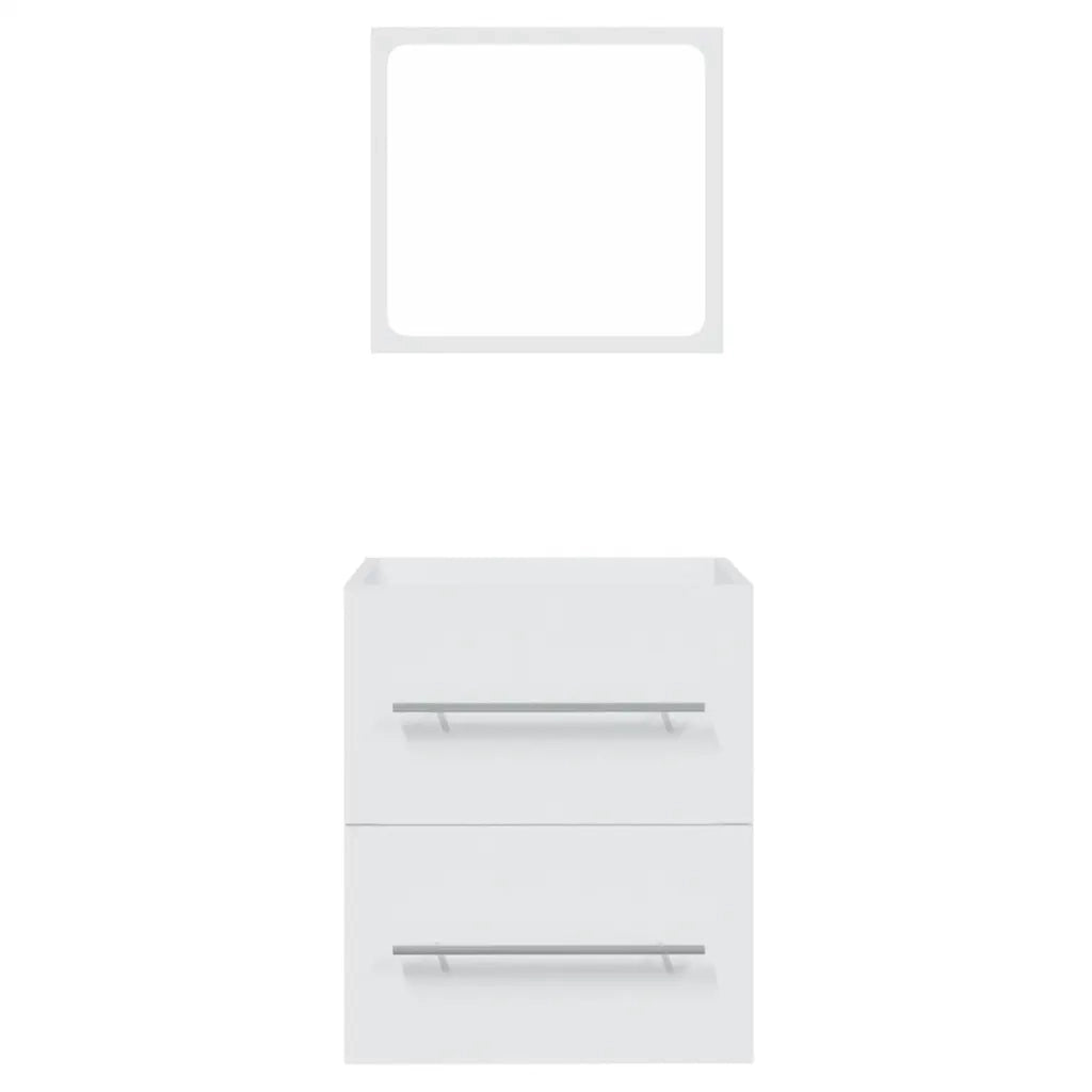 Mobile da Bagno con Specchio Bianco 41x38,5x48 cm 804818