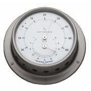 TERMOIGROMETRO Ø MM.85 SATIN STAINLESS STEEL THERMO-IGROMETER