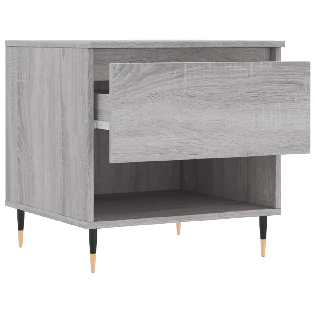 Tavolini Salotto 2pz Grigio Sonoma 50x46x50cm Legno Multistrato 830905
