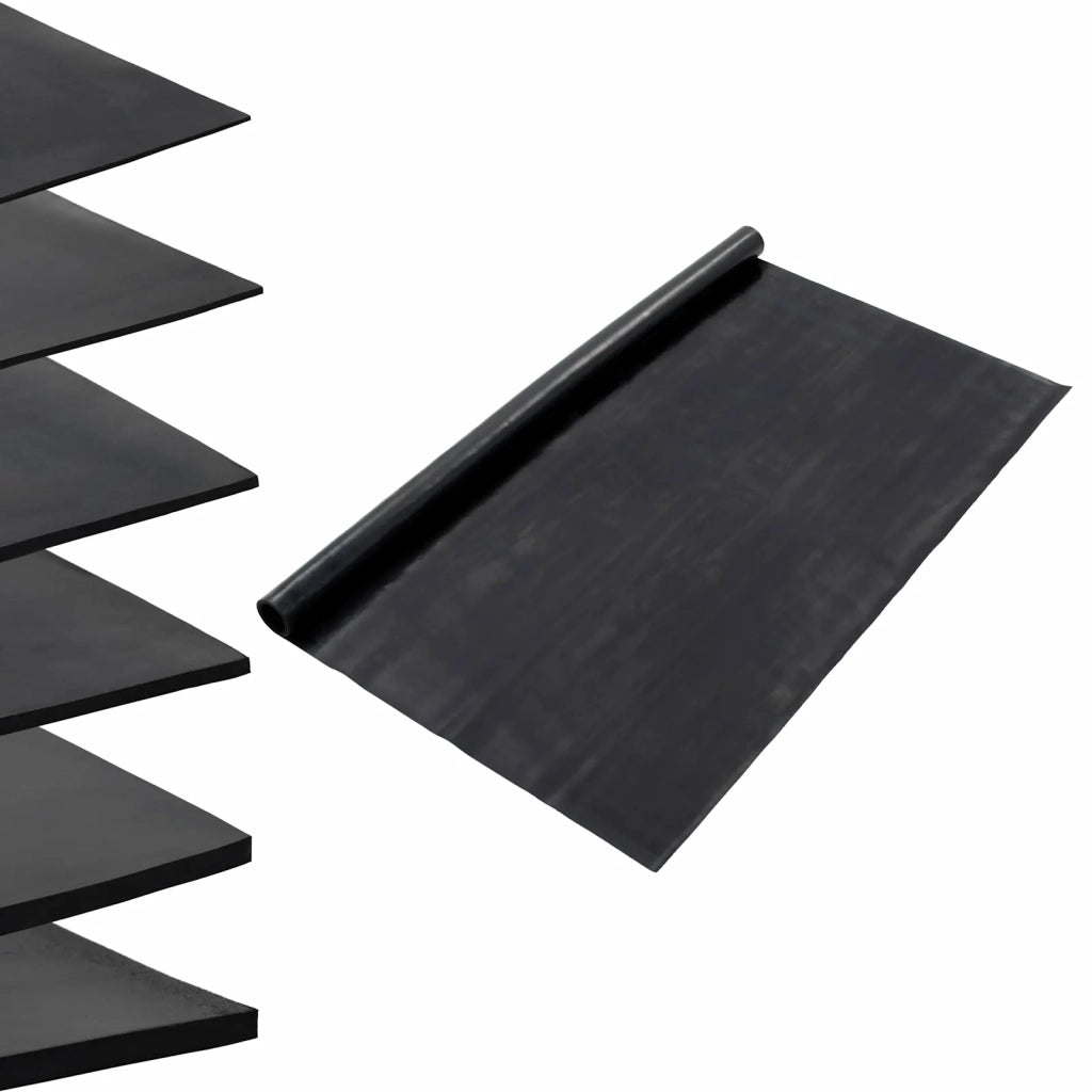 Tappeto per pavimento Nero 1,2 x 5 m Gomma 42046735