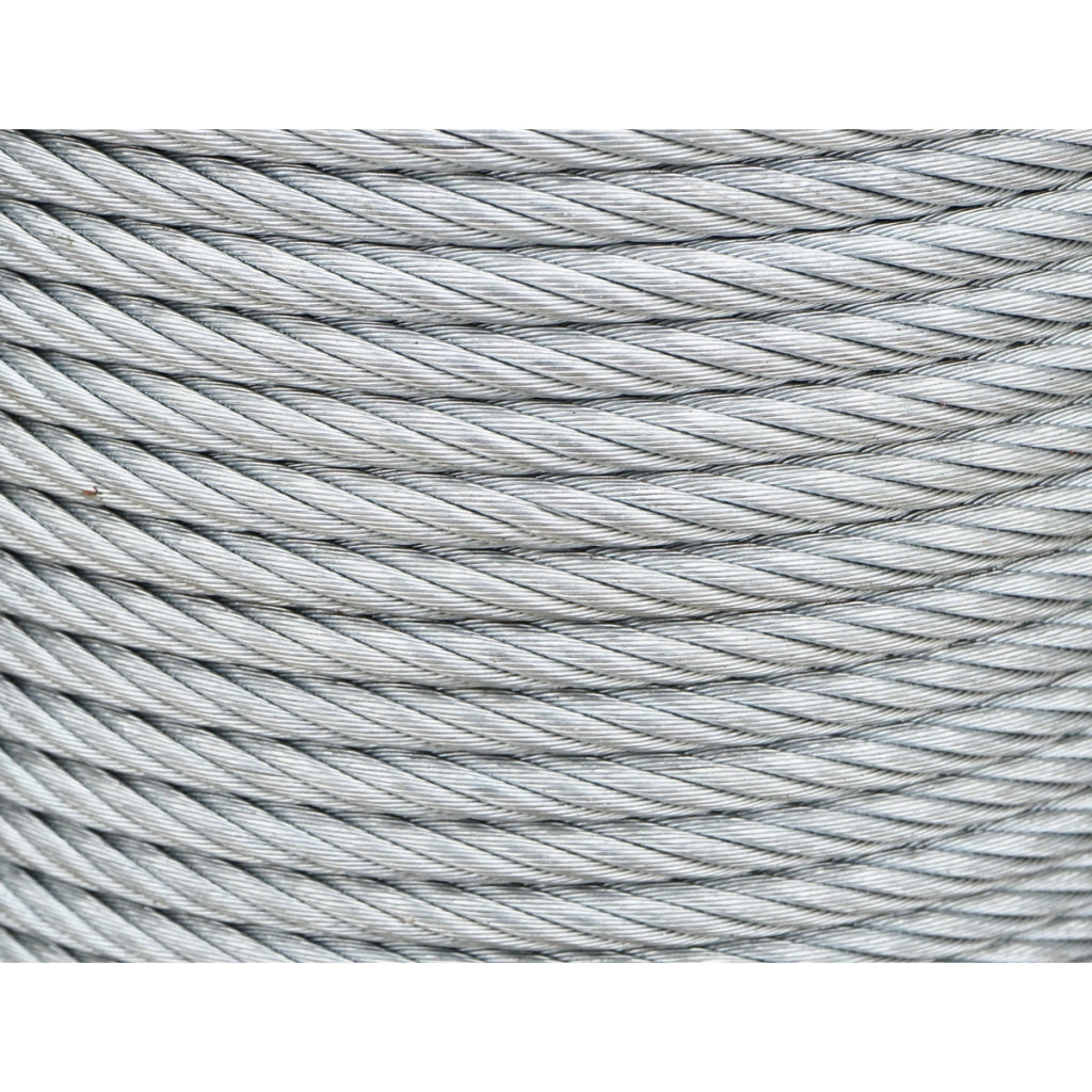 Cavo per verricello in acciaio 6x25 fi 13mm con anima metallica, 70m/rotolo