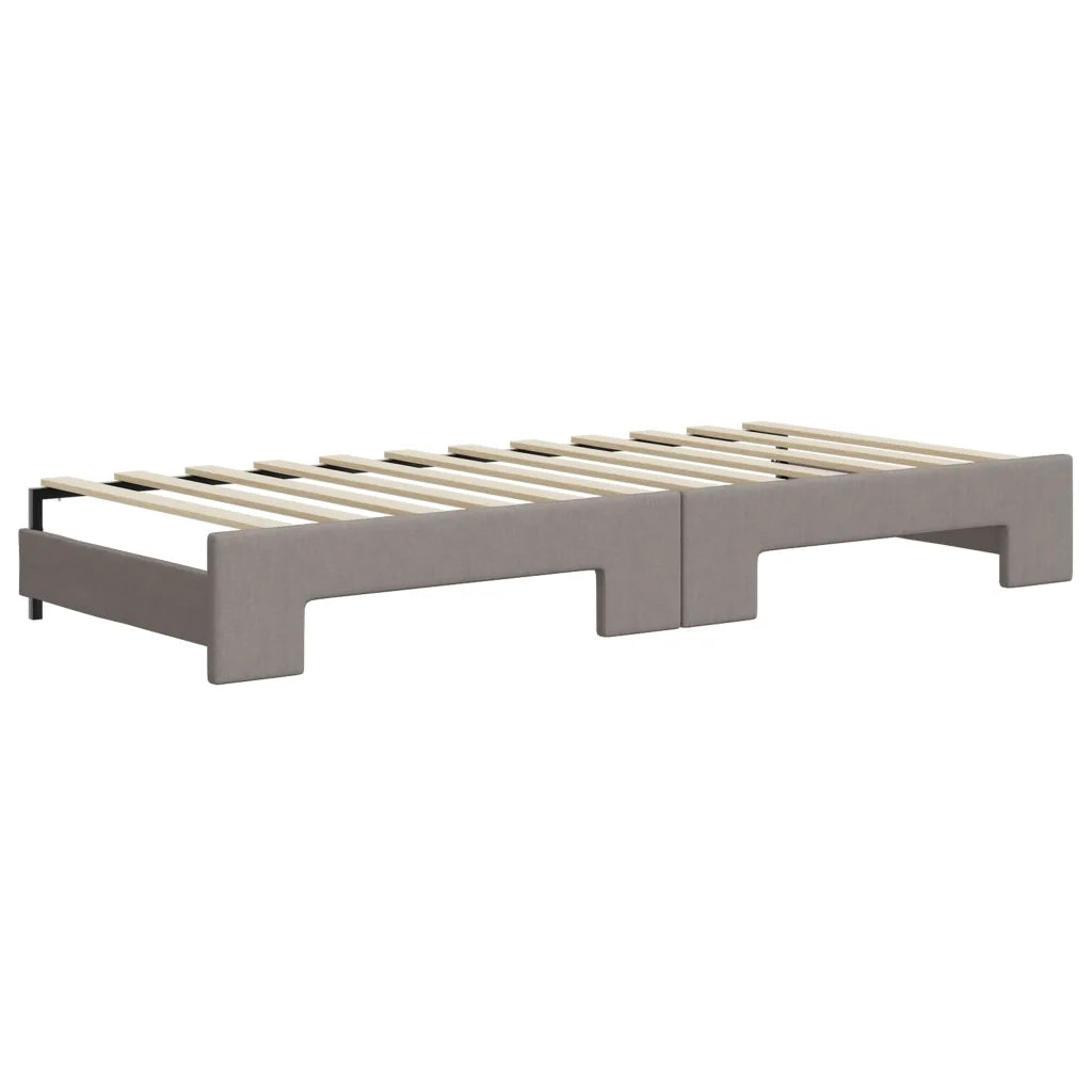 Divano letto | Sof¨¤ letto | Letto singolo Estraibile Tortora 100x200 cm in Tessuto