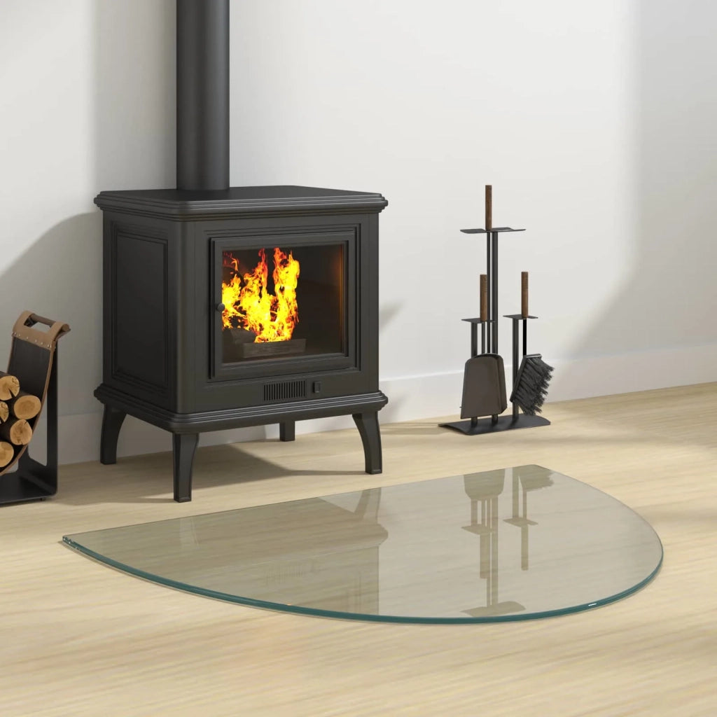Piastra in vetro per camino Trasparente 800 x 600 mm Vetro CFW6931515