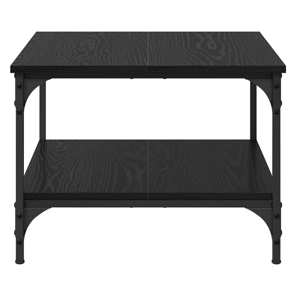 Tavolino da salotto | Tavolino da caff¨¨ | Tavolino da Soggiorno Rovere Nero 55 x 55 x 40 cm