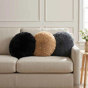 Cuscino con cuscino HEERLEN 2 pz Nero Fleece PV 929217
