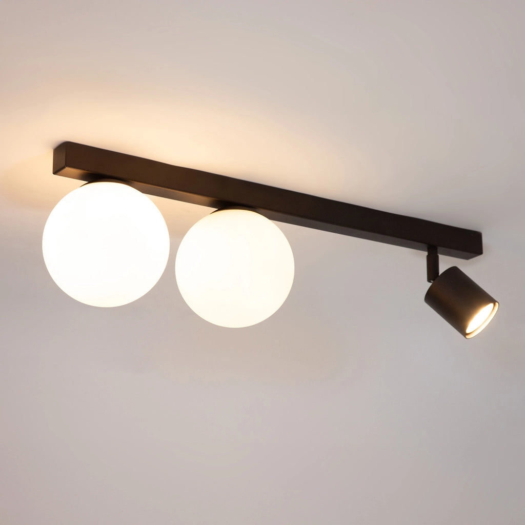Plafoniera Tavira bronzo 60cm 3 luci G9+GU10 Sigma