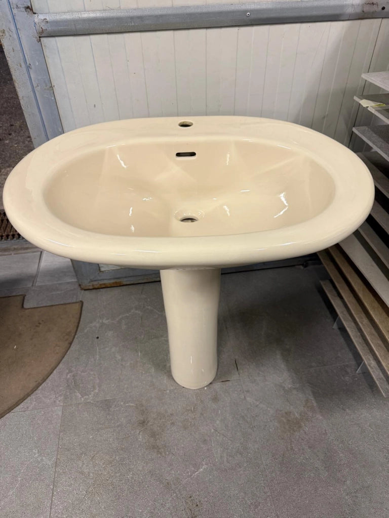 Lavabo+Colonna Linea Champagne - Geberit