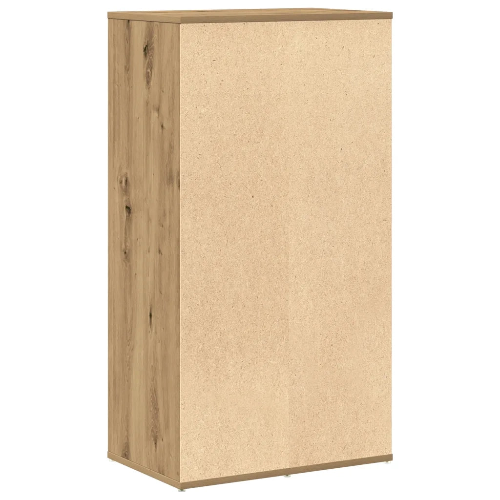 Scarpiera-Scaffale per scarpe Rovere Artigianale 54x34x100,5 cm in Truciolato