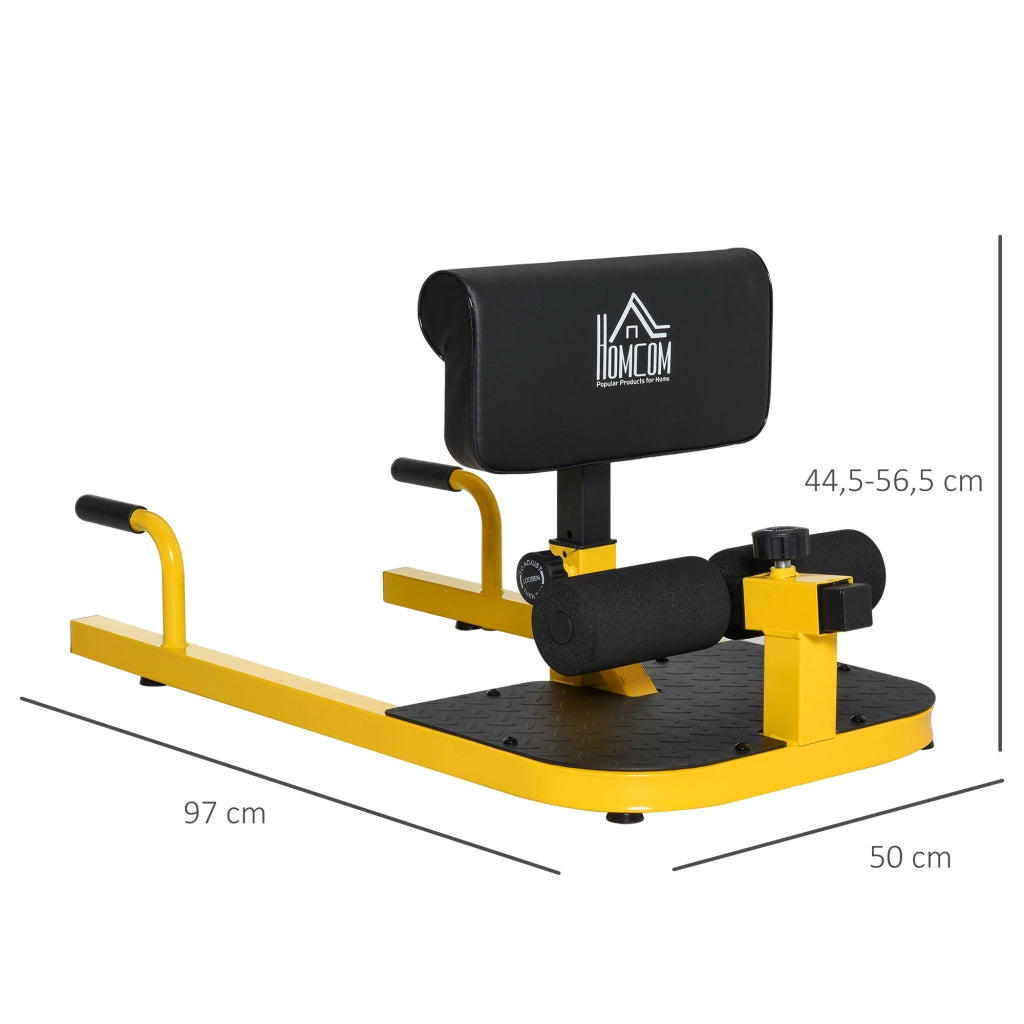 Panca Fitness Multifunzione ¨C Xylo ¨C Giallo Squat Addominali 3in1