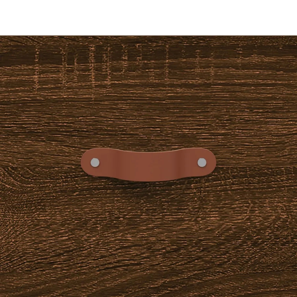 Tavolino da Salotto Rovere Marrone 90x50x40cm Legno Multistrato 829187