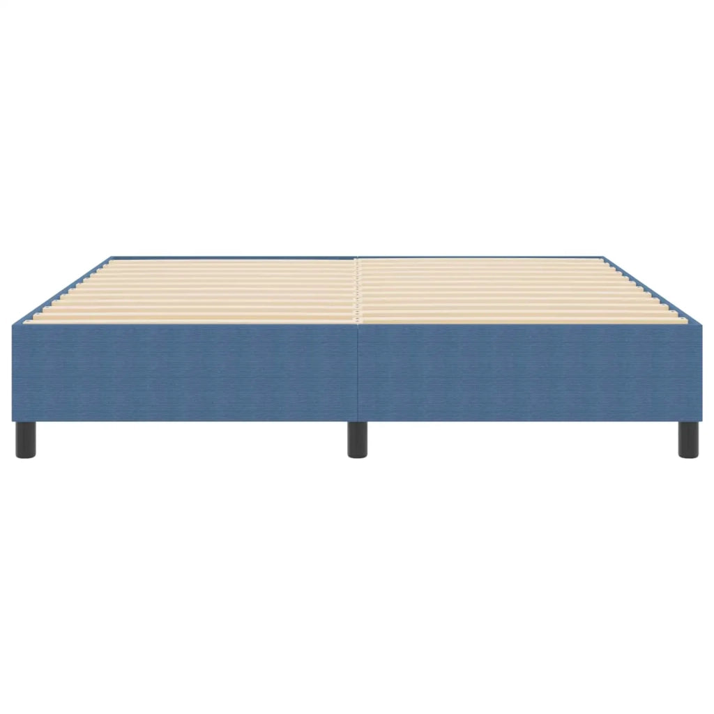 Struttura letto piattaforma-Giroletto-Rete del Letto Blu 180 x 200 cm Tessuto in Cords