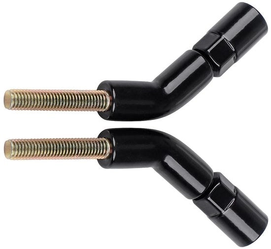 Accessori per il sistema di specchiera - Estensione specchiera regolabile - Adatto per Harley Sportster X883 1200 Iron 883 - Cinghia metallica - Inclusi 2 pezzi - Installazione facile - Specchietti